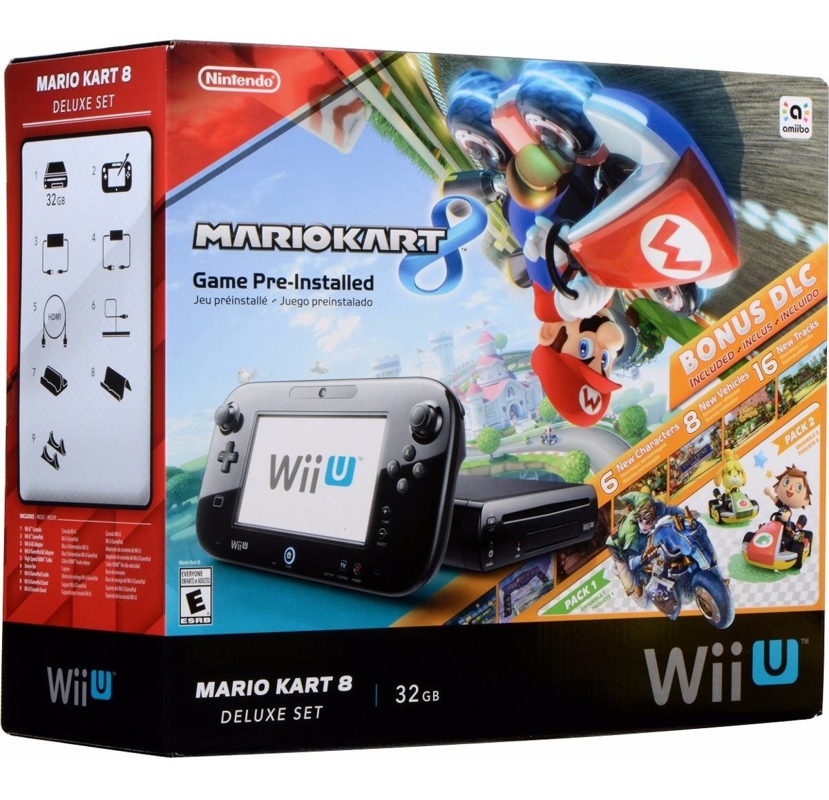 Nintendo Wii U Deluxe 32gb Com 3 Jogos Originais | Mercado Livre