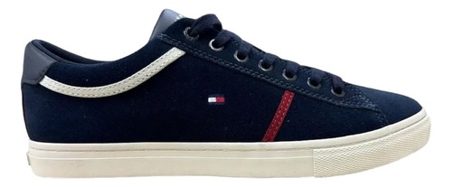 Tenis Casual Tommy Hilfiger Jay Gamuza Para Hombre Original