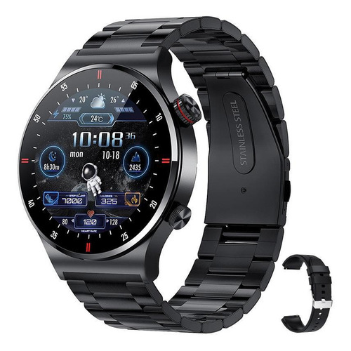 Reloj Inteligente Bluetooth Con Correa De Acero Para Hombre,