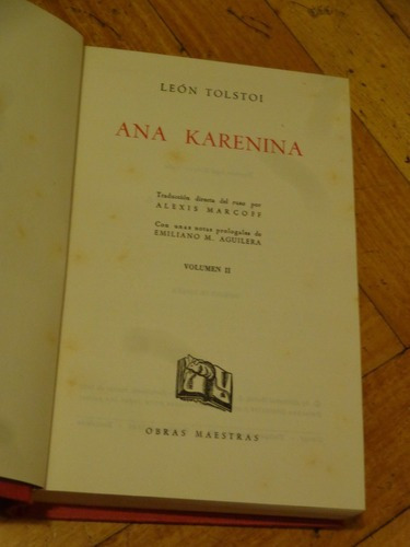 León Tolstoi. Ana Karenina. Volumen Ii. Editorial Iber&-.