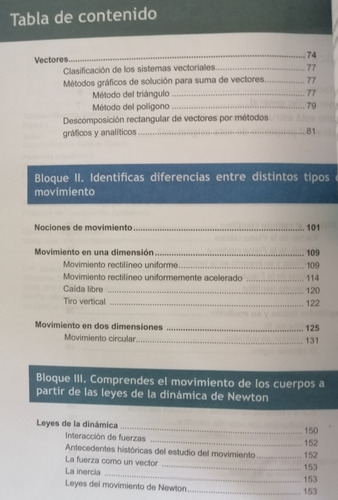 Física I Primer Semestre De Bachillerato