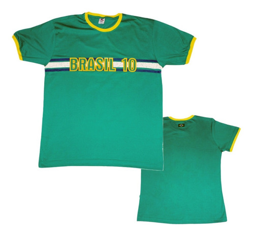 Excelente Camiseta Brasil 10 Ótima Qualidade