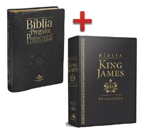 Bíblia De Estudo King James + Bíblia Do Pregador Pentecostal