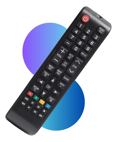 Controle Remoto Compatível Com Tv Samsung Smart Hub