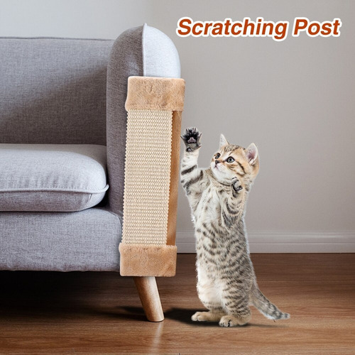 Imagen 7 de 8 de Rascador Esquinero Protector Sillones Para Gato Mascota
