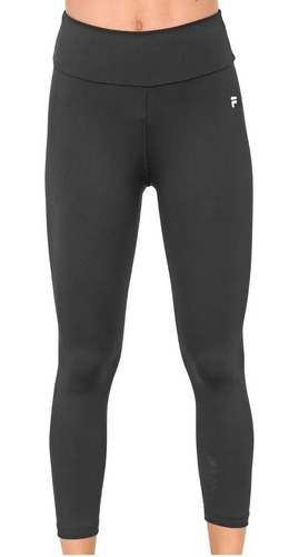 Fila Calza Legging Running Mujer Fem Flat Life Negro Ras