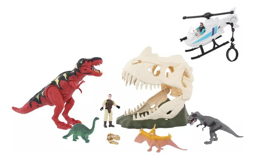 Set Dinosaurios Animal Planet Con Luces Y Sonidos