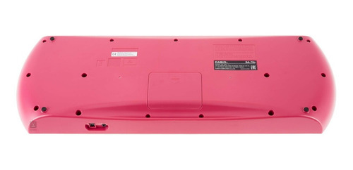 Imagem 8 de 11 de Teclado musical Casio Mini SA-78 44 teclas preto/rosa