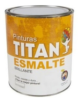 Pintura Esmalte Titan Negro 1/4