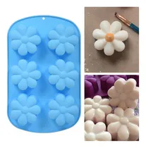 Comprar Molde De Silicon Flor De Margarita Jabones Velas Repostería