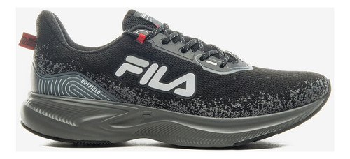 Zapatillas Fila Outfield color negro/blanco/rojo - adulto 40 AR