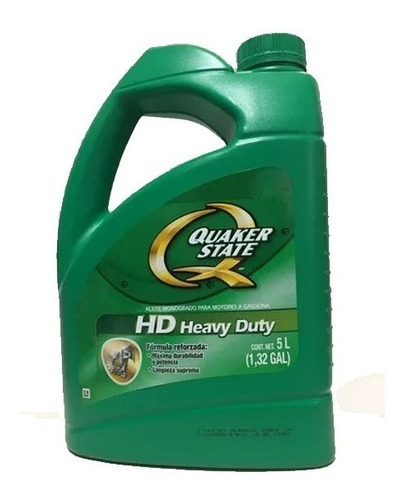 Aceite Monogrado Heavy Duty Sae 50 5l Quaker State