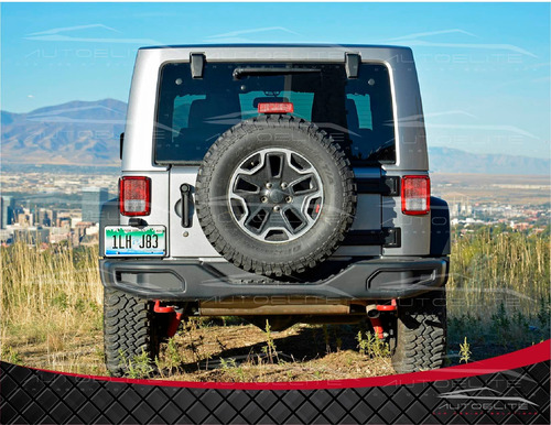 Imagen 5 de 10 de Defensa Facia Bumper Jeep Jk 07 - 17 Trasero 10 Aniversario