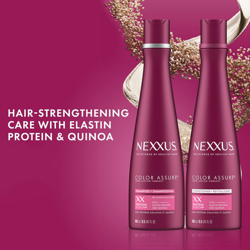 Shampoo E Condicionador Nexxus Color Assure Para Cabelos Tin