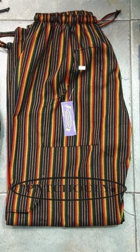 Imagen 3 de 5 de Pantalón Bali Rayado Artesanal Multicolor Unisex Adultos
