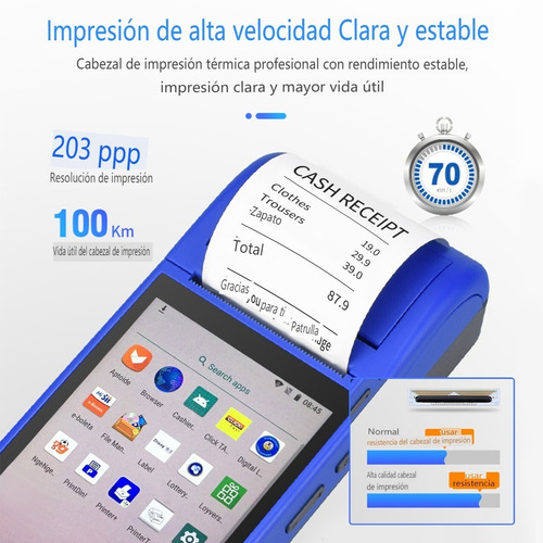 Pos Terminal Boleta Electronica Impresora Térmica Portatil