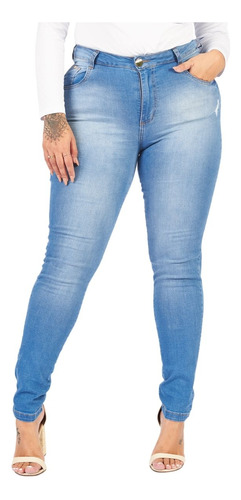 Calça Lycra Poder Jeans Skinny Elasticidade Feminina Ciga011