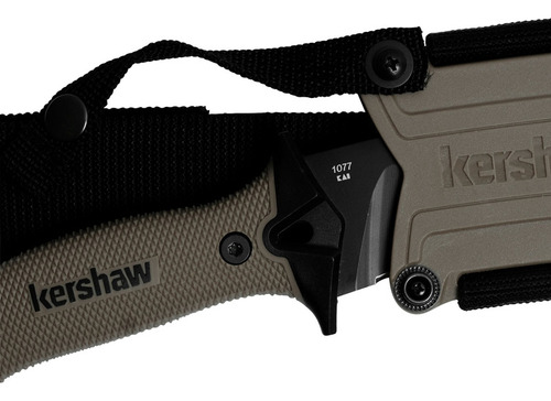 Cuchillo De Caza Kershaw Camp 10 - Machete Color Canela, Cuc