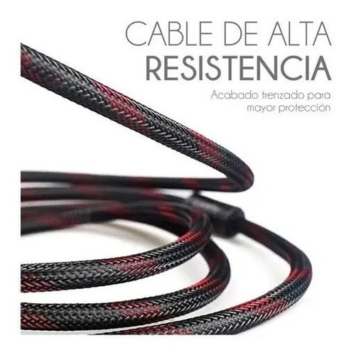 Imagen 4 de 5 de Cable Hdmi 3 Metros Full Hd 1080p Ps3 Xbox 360 Laptop Tv Pc