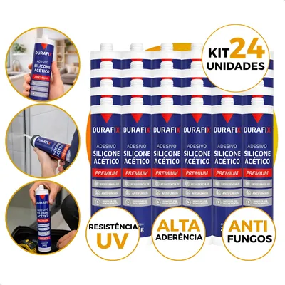 Cola Silicone Acético Cola Branco Vidro Box Vedação Adesivo