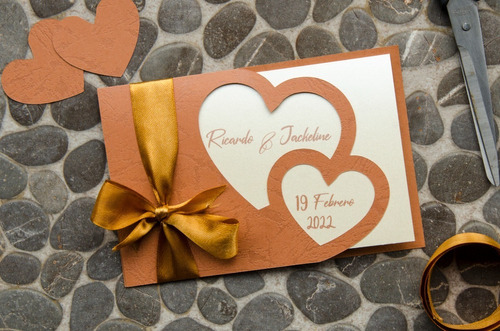 Invitaciones - Partes De Matrimonio Personalizados Mod 07