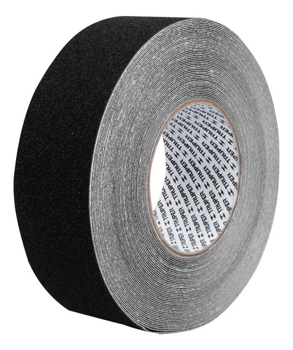 Rollo De 18m De Cinta Antiderrapante Negra 50mm Con Abrasivo