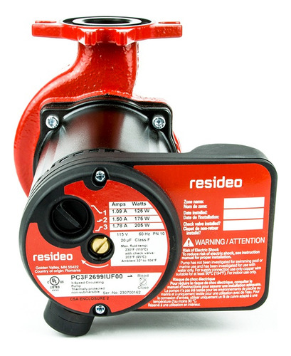 Bomba Recirculadora 115v   Equivalente  Grundfosups26-99