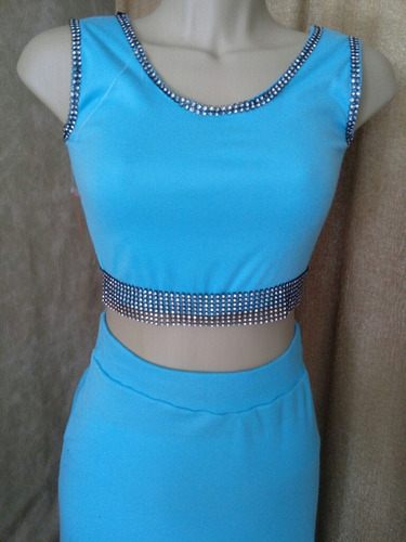 Top Y Pollera. Creaciones Asys