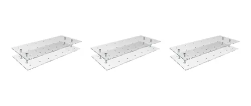 2 Soportes De Acrílico Para Cake Pops Y Piruletas – Transparentes, 20 Agujeros – Para Fiestas Y Bodas