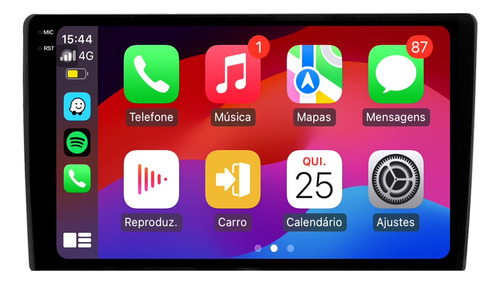 Central Multimidia Universal 9p Carplay 4gb 64gb Android 14