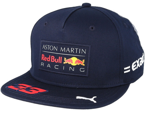 Gorra F1 Red Bull New Puma Ricciardo 2018 Verstappen Plana