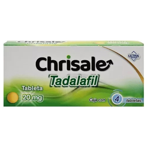 Chrisale Tadalafil 20 Mg Con 4 Tabletas Ultra