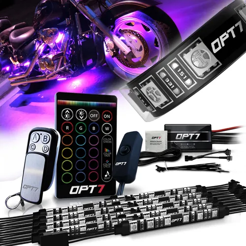 Opt7 Aura - Kit De Iluminacion Led Para Motocicleta, Kit De