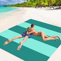 Comprar Manta De Playa Impermeable Beach Blanket 79x83 Para 2-8 Adul