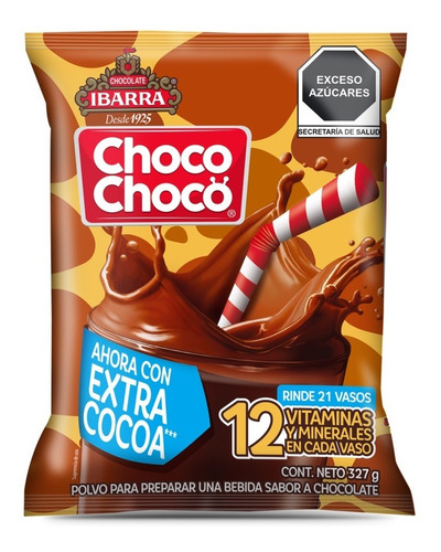 Chocolate En Polvo Choco Choco Ibarra Preparar Bebidas Leche