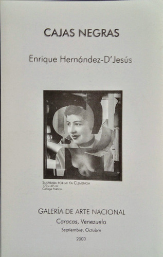 Cajas Negras. Enrique Hernández-d´jesús. Folleto. 