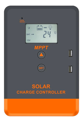 Controlador Solar Mppt 40a 12v-520w/24v-1040w Powmr