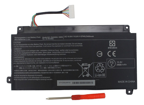 Bateria Para Laptop Toshiba Satellite E45w-c4200, P55w-b5224