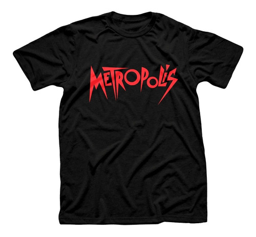 Remera Algodón Cine Clasico Fritz Lang Metropolis Logo