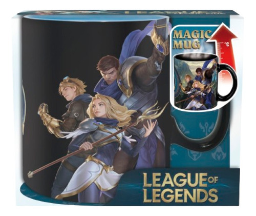 Taza Mágica Abystyle League Of Legends Ezreal Garen Y Lux