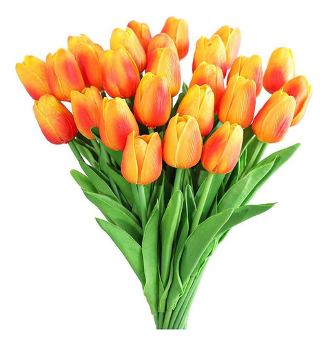 30 Pieza Tulipanes Artificiales Flores  Regalos Para Mujeres