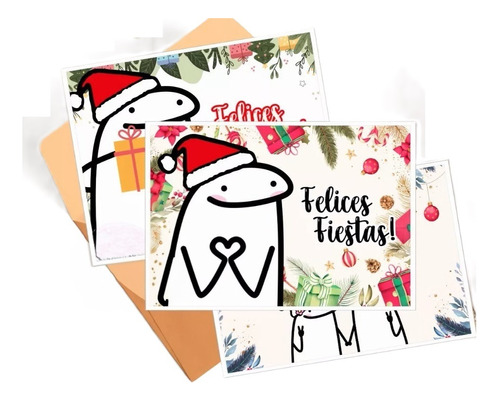 Kit Imprimible Flork Navidad Tags Tarjetas Navideños #3