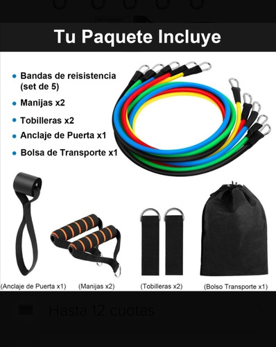 Set 5 Ligas De Resistencia 