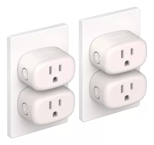 Paquete de 4 enchufes inteligentes, enchufes WiFi compatibles con Alexa y  Google Assistant Smart Outlet con temporizador