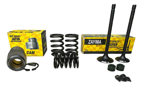 Kit Valvulas, Resortes Y Leva Zayima Para Rx 150cc