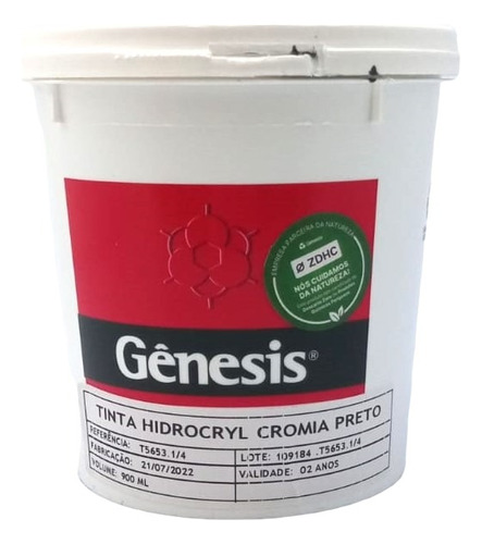 Tinta P/ Tecido Cromia Hidrocryl 900ml Genesis