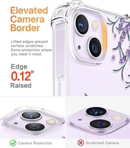 Funda Gviewin Para iPhone 14 C/ Cubre Cam Pant Dafne