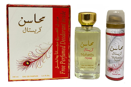 Perfume Mahasin Crystal Lattafa For Woman 100 Ml