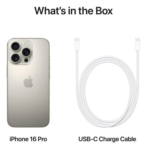 Apple iPhone 16 Pro (256 Gb) Chip A18 Pro / Diseño Titanio