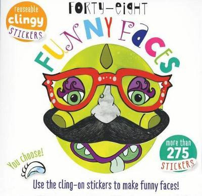 Libro Forty Eight Funny Faces : Use The Cling-on Stickers...